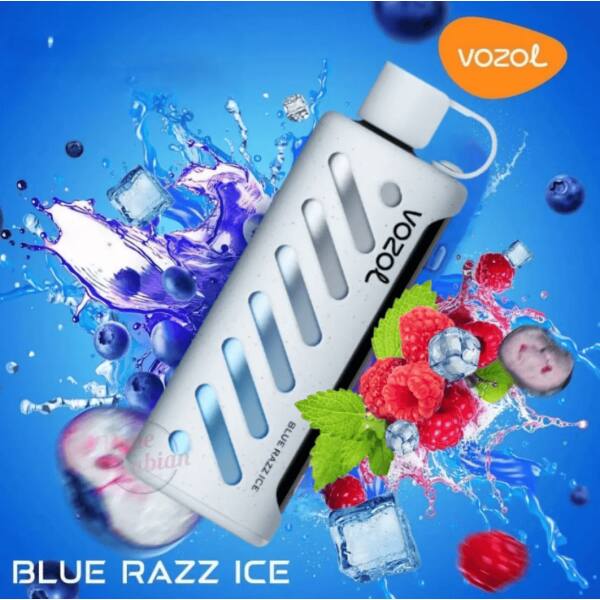 Vozol Gear Shisha 25000 Blue Razz Ice