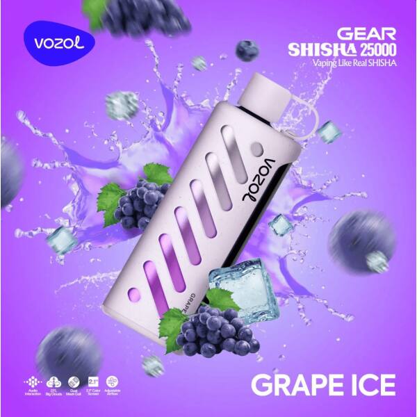 Vozol Gear Shisha 25000 Grape Ice
