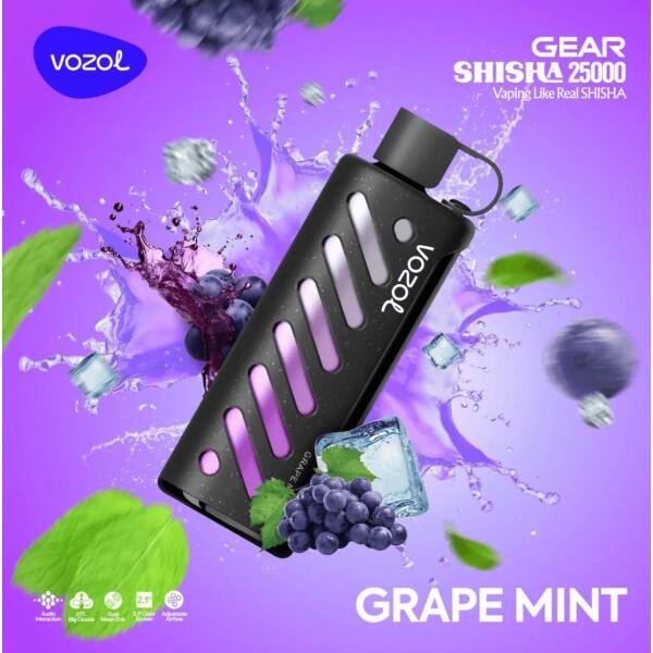 Vozol Gear Shisha 25000 Grape Mint