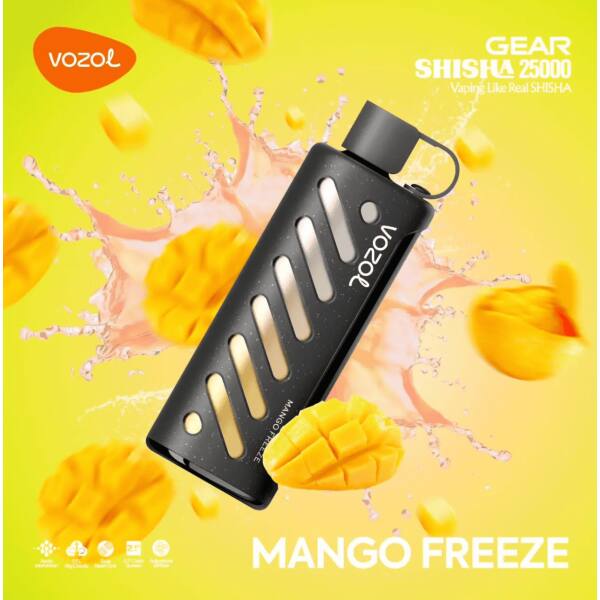 Vozol Gear Shisha 25000 Mango Freeze