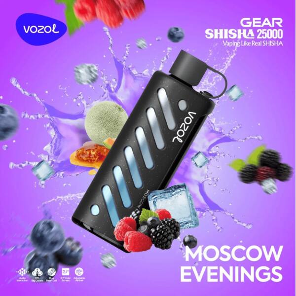 Vozol Gear Shisha 25000 Moscow Evenings