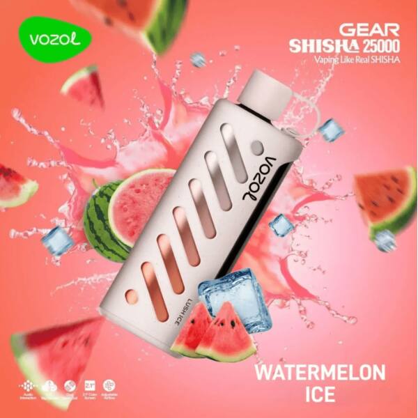 Vozol Gear Shisha 25000 Watermelon Ice