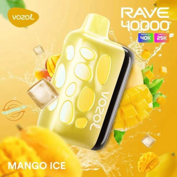 Vozol Rave 40000 Mango Ice