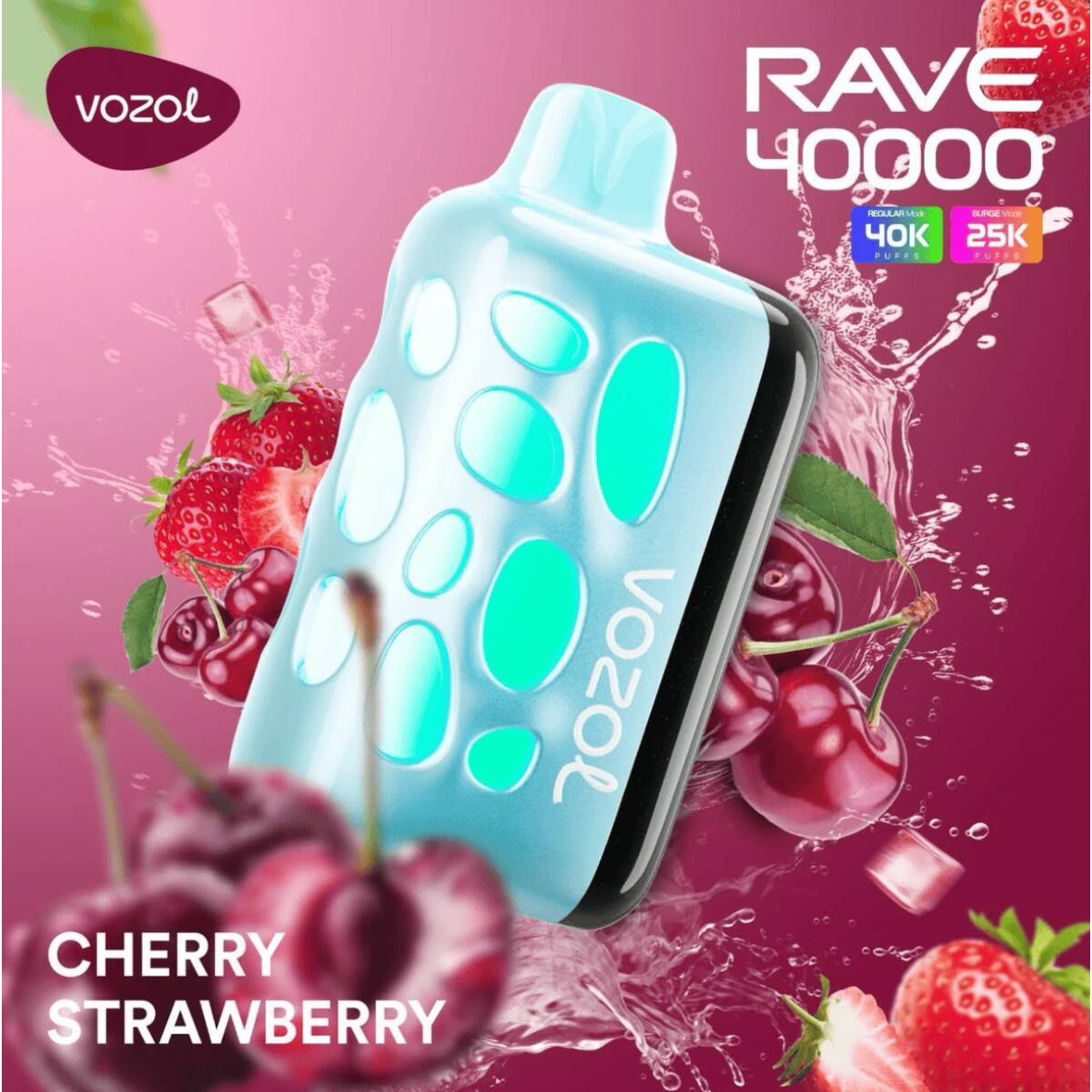 Vozol Rave 40000 Cherry Strawberry