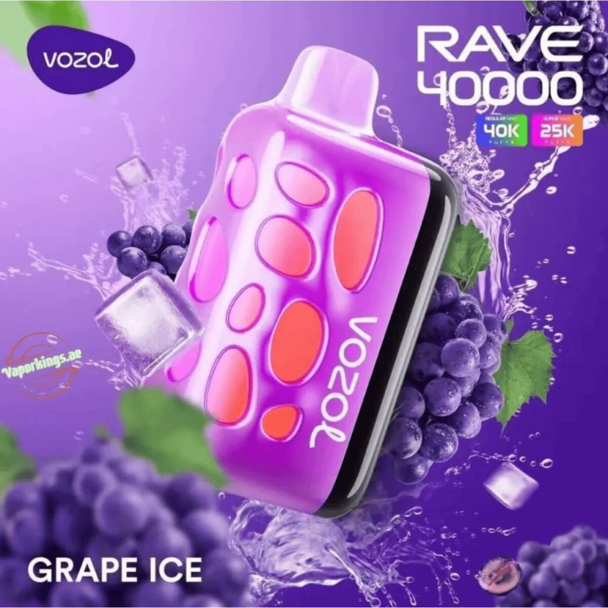 Vozol Rave 40000 Grape Ice