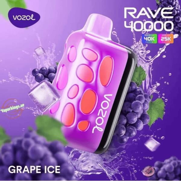 Vozol Rave 40000 Grape Ice
