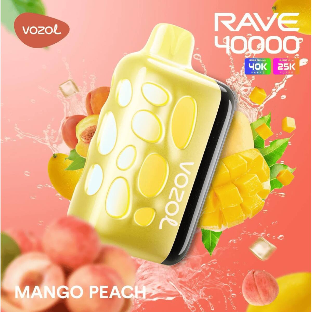 Vozol Rave 40000 Mango Peach
