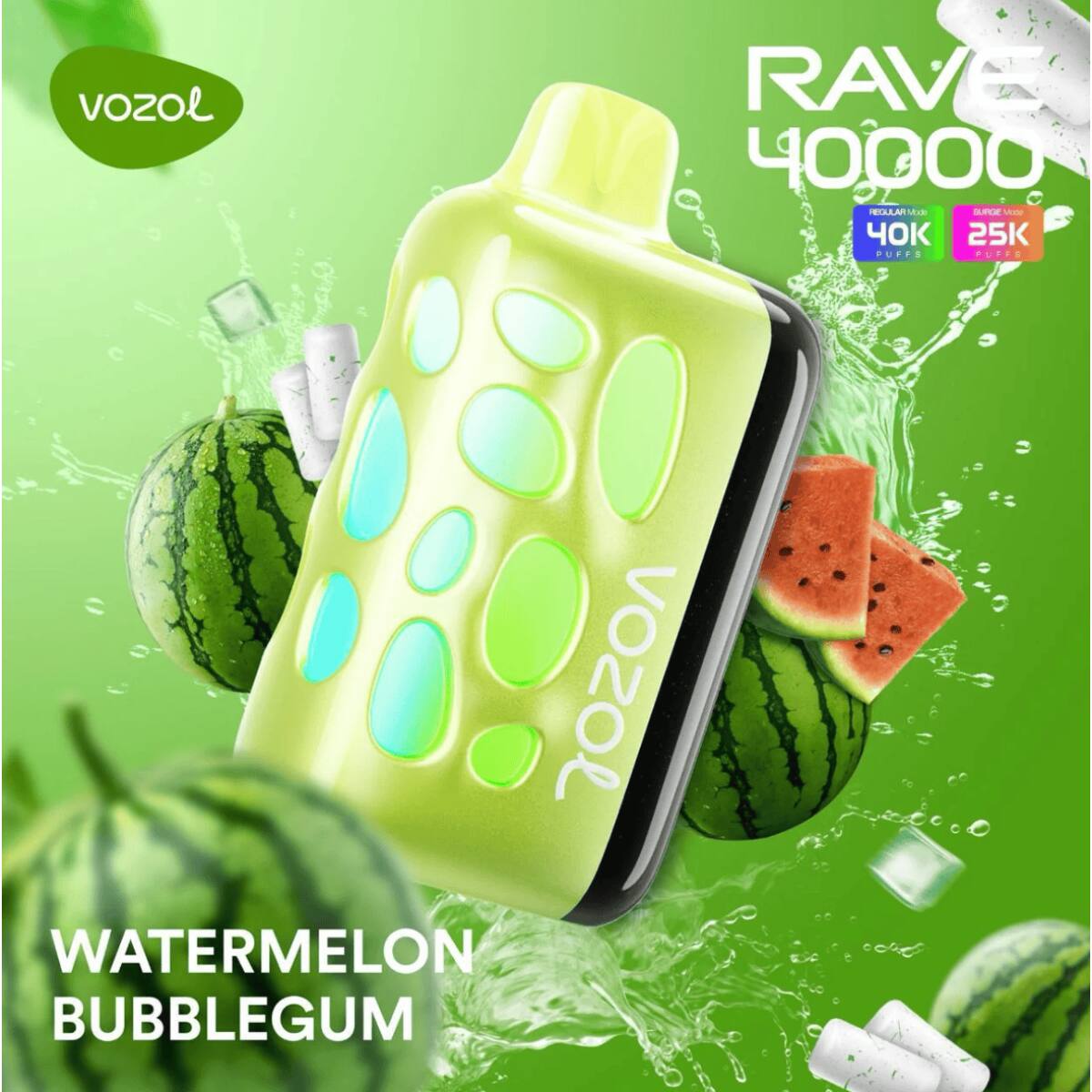 Vozol Rave 40000 Watermelon Bubblegum
