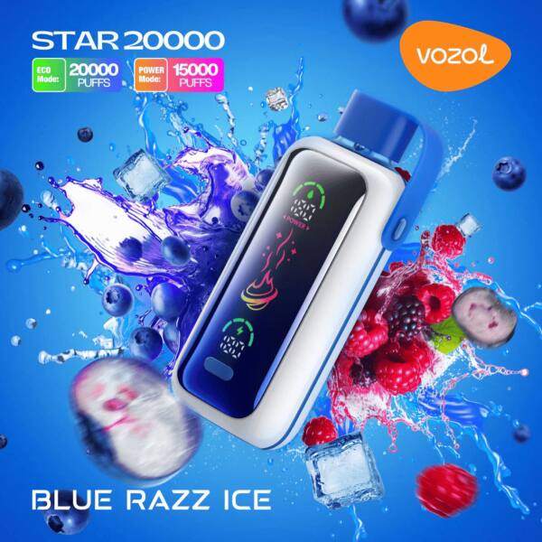 Vozol Star 20000 Bluerazz Ice